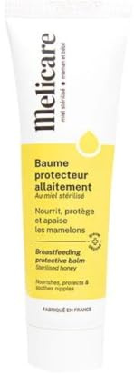 Alvadiem | Melicare Balsamo Protettivo Allattamento Crepsi Capezzoli | Lenisce, Idrata, Previene le Irritazioni | 48% Miele Medico Sterilizzato Brevettato | Produzione francese, 100% naturale | 30 g