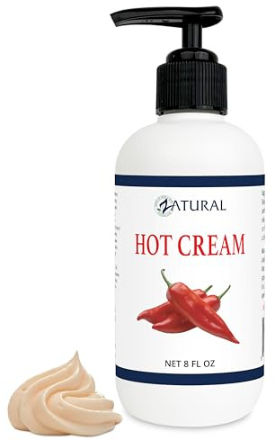 Zatural Hot Cream-Cellulite Cream-Muscle Rub-Body Wraps-Belly Fat-Skin Firming & Weight Loss-Professional Therapeutic Grade-Doctor Formulated (Pump)