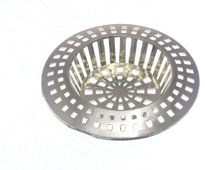 100 x Abflusssieb für Duschbecken, aus vermessingtem Kunststoff, 80 mm