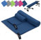 Sinand Toalla Microfibra Set de 2 | 180x60cm Toalla Baño Grande & 80x40cm Toalla Manos Pequeña | Superabsorbente y de Secado Rápido Toalla Gimnasio - Ideal para Viaje, Gym y Camping (Azul Marino)