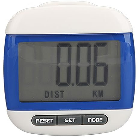 Septpenta Walking Pedometer, 1.7 Inch Large LCD Display Walking 3D Pedometer, Unit Switching, Sports Monitoring, Steps Tracker for Men Women Teens Adults Seniors（Blue）