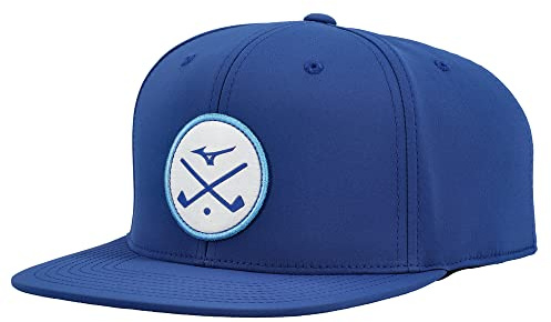 Mizuno Crossed Clubs snapback-keps, Royal, OSFA, Kunglig, One Size