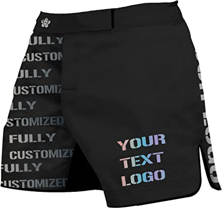 DIYUME Men's Custom Quick Dry Workout Running Shorts for Martial Arts Gym, X-Large