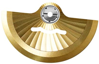 ZPGVWXKO Movimento Meccanico Intercambiabile per Orologi, Componente per Orologi, Elegante Strumento Da Orologiaio, Rotore Automatico, Accessorio per NH34 E NH, Oro