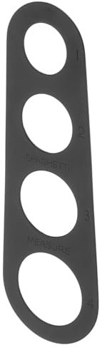 TOPPERFUN Misuratore Per Spaghetti in Acciaio 4 Fori Strumento Dosatore Pasta Secca Accessori Cucina Preciso Riduzione Sprechi Porzioni Controllate Per Cottura Pasta Singolo Pezzo