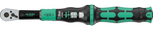 Click-Torque Lock A 5 Inställbar momentnyckel, Torque Lock-funktion, spärrhandtag med omkopplare, högeråtdragning, 2,5-25 Nm, 1/4 x 2.5-25 Nm