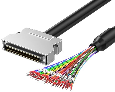 Qsvbeeqj SCSI - Cavo singolo, femmina, 28 AWG per registratori di registrazione, scanner, dischi rigidi CN14P CN20P CN26P CN36P CN50P CN68P