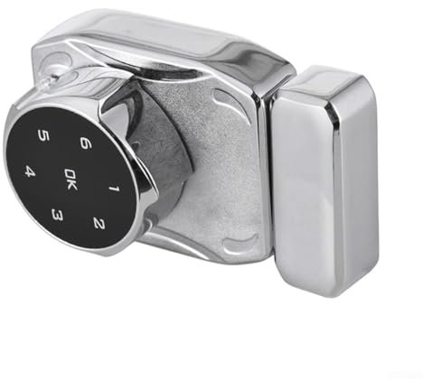 Cerradura electrónica inteligente con contraseña, cerradura de puerta de combinación de alarma de bajo voltaje, cerradura de puerta de vidrio recargable de doble apertura, para varios grosores de