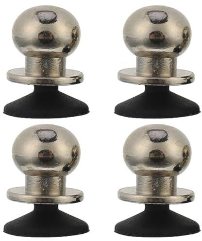 AUTSUPPL Trigger da Gioco per Smartphone e Tablet 2 Paia Ventose in Silicone Design Facile da Staccare Accessori Joystick in Rame per Controller Mobile