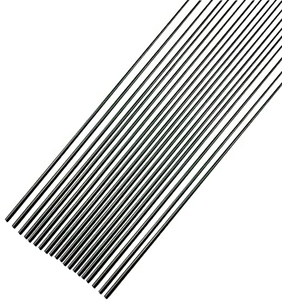 GOONSDS Tige Solide en Fibre De Verre - Matériau du Modèle De Tiges D'isolation Élastique,3mmx500mmx20pcs