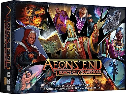 Aeon's End Legacy of Gravehold - Engaging Legacy Kartenspiel für Kinder ab 14 Jahren, Jugendliche und Erwachsene, 1-4 Spieler, 60 Minuten Spielzeit von Indie Boards and Cards
