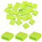QUARKZMAN 25uds USB Tipo A Puerto Enchufes Cubiertas Tapas Silicona Anti Polvo Protector para USB Macho Extremo, Verde