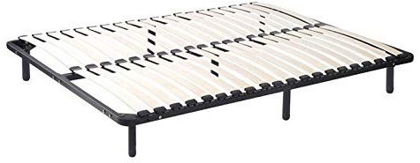 SKU- Rete a doghe 180 x 200 cm su gambe per letto matrimoniale