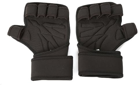 Whoasyst Guantes de entrenamiento con muñeca, levantamiento de pesas, ciclismo, deportes, para gimnasio, fitness, senderismo, levantamiento de pesas, gimnasio abierto, entrenamiento con muñeca