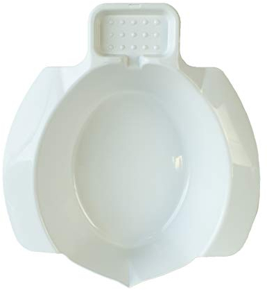 Mobiclinic®, Bidet Portátil para WC, Higiene Íntima, Postparto, Hemorroides, Personas Mayores, Capacidad 4L, Sin Montaje, Base Antideslizante, 41.5x35x12cm, Blanco, Hana