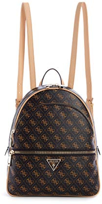 GUESS Damen Manhattan Großer Rucksack, Braun, Einheitsgröße