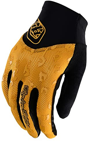 Troy Lee Designs Ace 2.0 Panther Gants de Motocross pour Dames (Yellow,M)