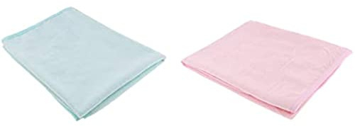 Lot de 2 alèses imperméables lavables réutilisables super absorbantes pour incontinence - 60 x 90 cm - Pour adultes, enfants, personnes âgées