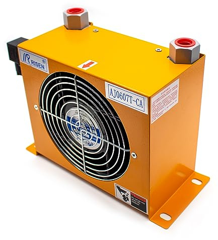 Jieotwice AJ0607T-CA Hydraulisk Luftkylare Luftkyld Oljekylare Oljekylning Värmeväxlare(DC 12V)