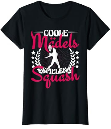 Squash Squashspielerin Coole Mädels spielen Squash T-Shirt