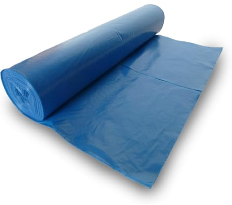 200 Stück reißfeste Müllsäcke - Müllsäcke 120l - 10 Rollen a 20 blaue Säcke - Müllbeutel 70 cm x 110 cm - schwerlast Müllsäcke