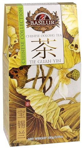 BASILUR Chinese Oolong Tea - Chinese Loose Leaf Tea Tie Guan Yin Tea 100 g (x1)