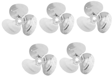 TOPBATHY 5st Flügel Des Rauchabzugsventilators Bodenventilator Zubehör Stehende Lüfterflügel Dachbodenventilatormotor Ac-lüfter Lüfter Booster Kanallüfter Galvanisiertes Eisen Silver