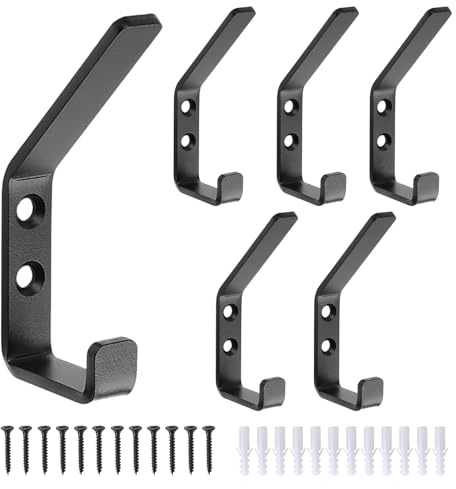 Torytoe Percheros Pared, Ganchos Perchas de Montaje en Pared Acero inoxidable Colgadores Ganchos Perchero para Cocina, Baño, Colgador Ropa Pared para Chaquetas, Abrigos, Sombreros y Bufandas