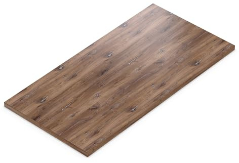 AUPROTEC Tischplatte 19mm Eiche Bijoux Muskat 100x70 cm I Spanplatte mit 1mm ABS Kante & PU-Verleimung I melaminharzbeschichtet I elegant & wasserabweisend
