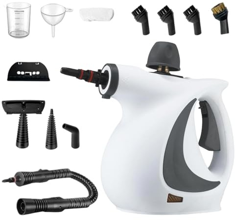 Macchina Per Pulizia A Vapore,Pulitore A Vapore Maneggevole | Rimuovi Macchie Elettrico Con 12 Per Pavimenti Piastrelle Moquette Divano Area Animali Auto Tappeti Vestiti Mobili | Mobili Tappezzeria Ta