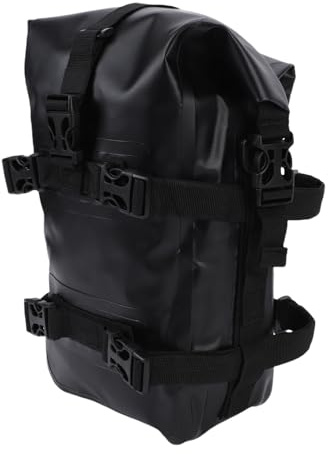 Cryfokt Motorrad-Sturzbügeltasche, wasserdichte 8-Liter-Rahmentasche Zum Fahren, wasserdichte, Reißfeste Seitentasche mit Schultergurt für Universelles Motorradzubehör