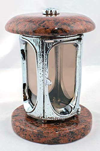 designgrab Alu Grablampe aus verchromtem Aluminium in Granit Vanga