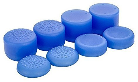 Kappen für Joystick, Analogstick, erhöht und rutschfest, für PS4, PS3, Switch Pro, Xbox One, Xbox 360, Wii U, PS2, 8er-Packung