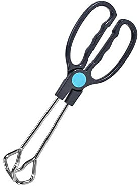RTHGTFQZ Pinze Cucina Pinze Alimentari in Acciaio Inox, con Manico Antiscivolo for Cucina Barbecue, Dimensioni: Dimensioni: 25 * 8,5 cm, Anti-Calore