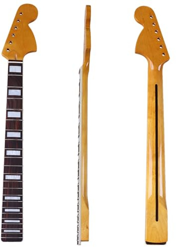 Gitarrenhals Ersatz 6 Saiter 22 Bünde Gebundener Glänzender Hals Geeignet Für ST Gitarren Modifikationen DIY Zubehör