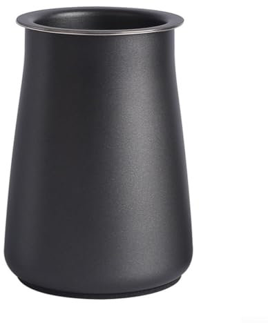 Filtro de café 304 de acero inoxidable 3 en 1, tamiz, molinillo y herramienta de preparación para hacer café sin esfuerzo (negro)