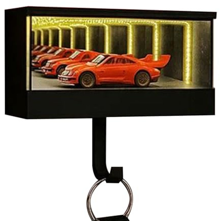 TQEBWUS Porte-clés De Garage De Voiture, 8x15cm Support Mural Pour Clés, Porte Clef Murals Wall Key Holder, Organisateur De Clés Support Mural Pour Porte D'Entrée, L'Appartement, Bureau, Maison