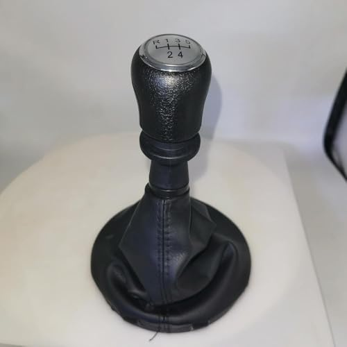Schaltknauf Schaltknäufe Austauschbarer Auto Schaltknüppel Schaltsack für VW Transporter T5 T5.1 T6 2003-2011 Auto-Zubehör-Silver 5 Speed