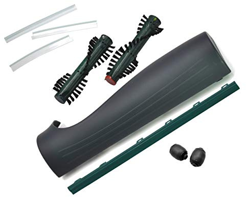 Geeignet Vorwerk EB370 EB 370 Fronthaube Frontrollen Kehrlippen Bürsten | Ersatzteil Set zur Reparatur, komplett mit Fronthaube, Frontrollen, Kehrlippen und Bürsten, passgenaue Verarbeitung