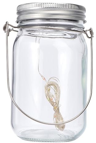 Didiseaon Creative Solar Jar Light for Garden Balcony Outdoor Decorative Garden Ornament