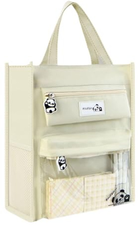 A4 Document Bag File Tote Bag Student Document Folder Student File Bags Portable Students Stationery Pouch Organiser Office Files Storage Bags Zip Pouch Students Office Supplies Travel Pouch