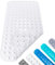 Tappetino Antiscivolo per Vasca da Bagno e Doccia,100 x 40cm Extra Lungo con Ventose Bath Mat Universale per Bagno, in PVC,Antibatterico,Resistente alla Muffa,Lavabili in Lavatrice