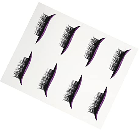 Healeved 4 Pares Delineador De Ojos Adhesivo Cinta Para Delineador De Ojos De Pegatinas Para Pestañas Herramientas De Maquillaje Para Uso Diario