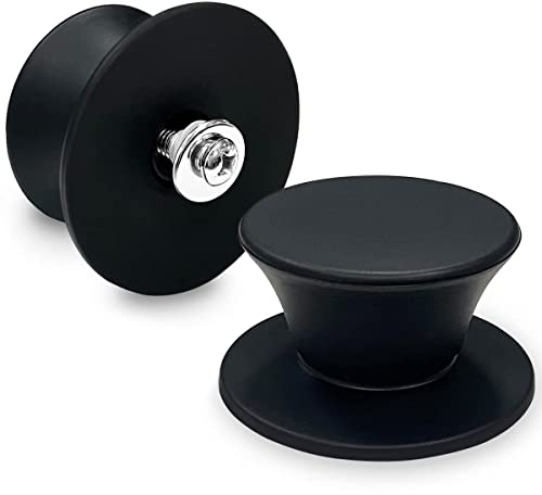 2 Piezas, Perillas Tapa Cacerola Resistentes Calor Pomo, Pomo Tapa Olla, Perillas para Tapa de Cacerola, para Tapa de Cacerola, Pomos Tapa Cacerola, Pomo para Ollas, Accesorio Repuesto de Tapaderas