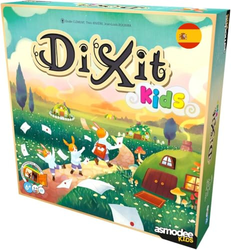 Asmodee Kids Dixit Kids, Juego de Mesa cooperativo para niños