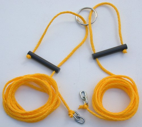 Home Court Portable Set Guy Line Rope Sets (Yellow, Pull-Down Style Ropes)