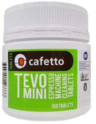 Cafetto Tevo® mini - pastillas de limpieza para cafeteras (1,5 g) - 100 unidades