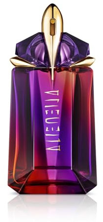 MUGLER Alien Hypersense, Eau de Parfum, Perfume de Mujer, Fragancia Afrutada, Amaderada y floral, Hipermoderna e Hiperfemenina, Recargable, 60 ml