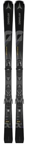 ATOMIC PM REDSTER Q4 169 Ski - Graue Skier 169cm - Leichter Herren & Damen Ski - Alpinski & Carvingski - Damen & Herren Skier mit Bindung (voreingestellte M 10 GW Bindung)