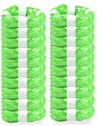 20 Pack Nappy Pail Refills Compatible Bag Compatible with most Nappy Pails Cassettes for all model of trash bins (Green)